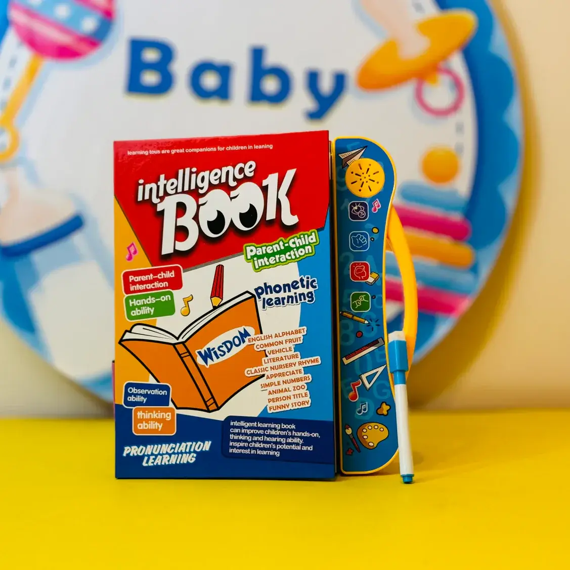 Intelligence Learning Book for Kids – Phonetic Sound & Early Education Interactive Book - Image 1